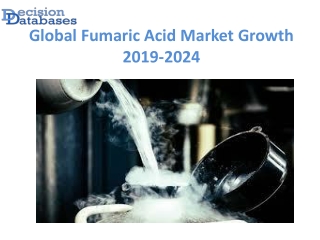 Global Fumaric Acid Market Market anticipates growth by 2024