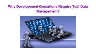 Why Development Operations Require Test Data Management?