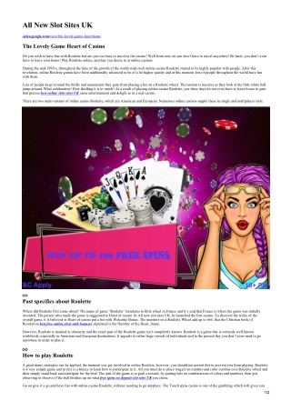 The Lovely Game Heart of Casino