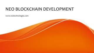 NEO Blockchain Development