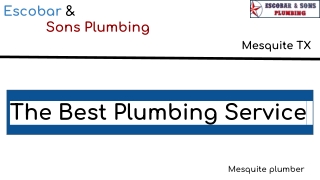 Instantly call Plumbing mesquite for help