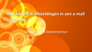 Hoe koppel ik afbeeldingen in een e-mail in Yahoo?