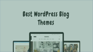 best wordpress blog themes