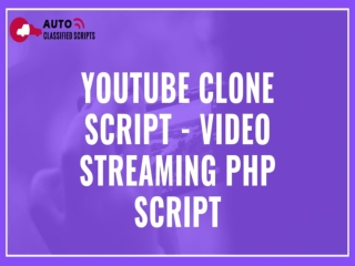 Youtube clone script