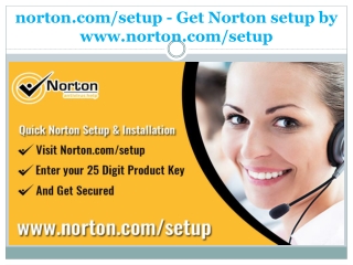 norton.com/setup - Get Norton setup by www.norton.com/setup