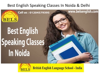 Best English Speaking Classes In Noida & Delhi