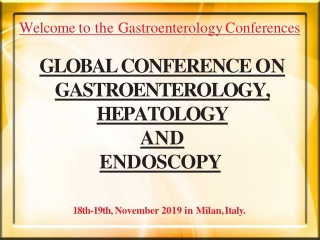 Gastro Conference 2019 || Surgery