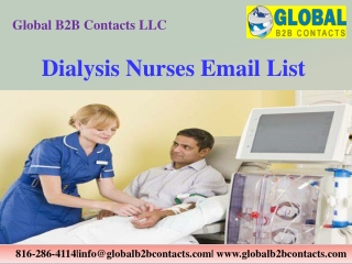 Dialysis Nurses Email List