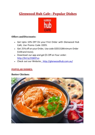 Glenwood Hub Cafe Menu – 10% off – Glenwood takeaway