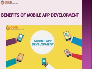 Benefits of Mobile App Development