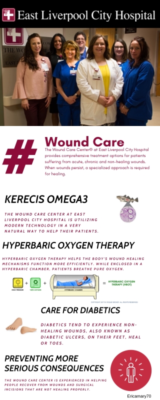 Wound Care Center® at East Liverpool City Hospital provides comprehensive treatment