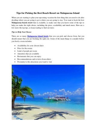 The Best Dive & Stay Packages in Malapascua