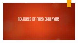 Ford Endeavour