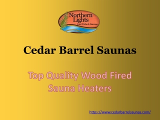 Top Quality Wood Fired Saunas