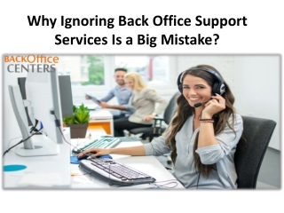 Back Office Support Services