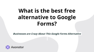 What is the best free alternative to google forms?