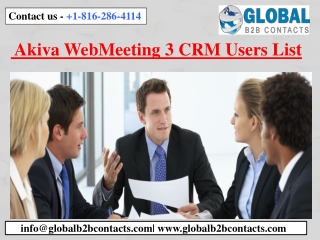 Akiva WebMeeting 3 CRM Users List