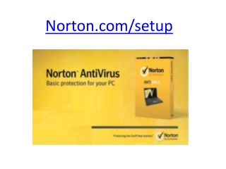 NORTON.COM/SETUP | NORTON ACTIVATION | WWW.NORTON.COM/SETUP