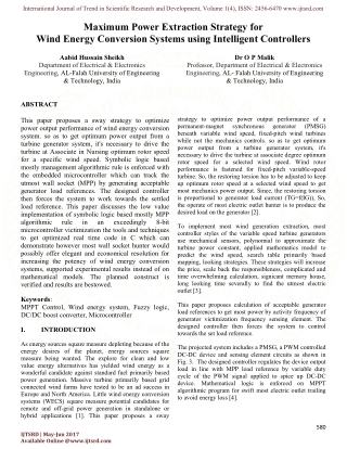 Maximum Power Extraction Strategy for Wind Energy Conversion Systems using Intelligent Controllers