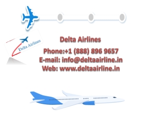Delta Airlines Reservations 1-888-896-9657