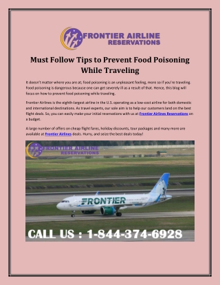 Must Follow Tips to Prevent Food Poisoning While Traveling