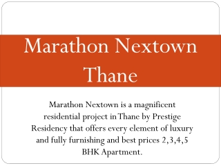 Marathon Nextown Thane