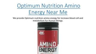 optimum nutrition amino energy near me