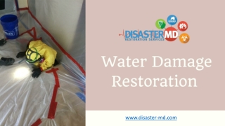 Water Damage Recovery Solutions - Disaster MD