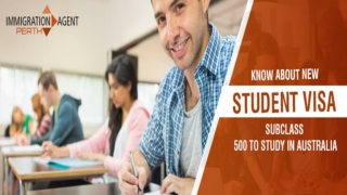 Student Visa 500 | Immigration Agent Perth, WA