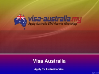 Australia Traveling Visa