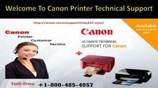 Welcome to Canon Printer Technical Support