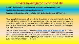 These best Ways You Can Grow Your Creativity Using Private investigator Richmond Hill