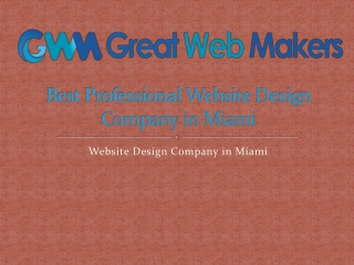 Best Professional Website Development Company in Miami