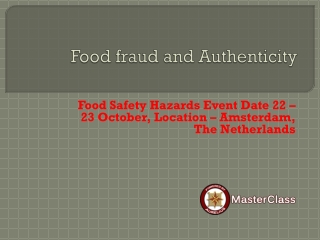 FOOD FRAUD