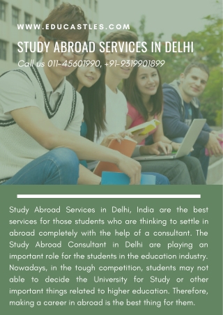 EduCastles - Study Abroad Services in Delhi, India