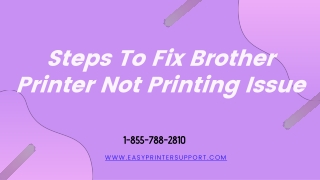 Simple Ways To Resolve Your Brother Printer Not Printing Error