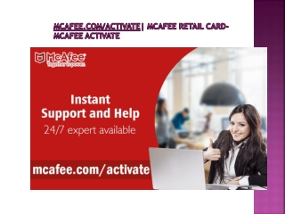 mcafee.com/activate - How to Activate McAfee Product