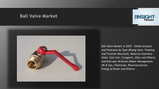 Ball Valve Market Share, Size and Forecast to 2025