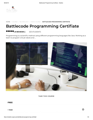 Battlecode Programming Certifiate - Edukite