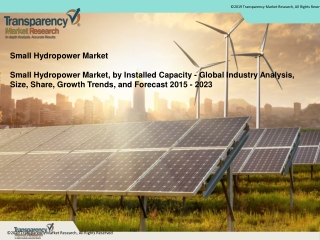 Small Hydropower Market, by Installed Capacity - Global Industry Analysis, Size, Share, Growth Trends, and Forecast 2015