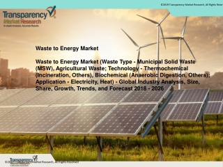 Waste to Energy Market (Waste Type - Municipal Solid Waste (MSW), Agricultural Waste; Technology - Thermochemical (Incin