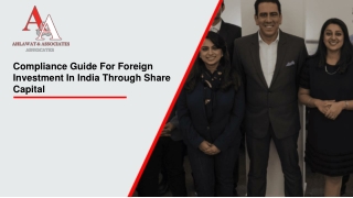 Compliance Guide For Foreign Investment In India Through Share Capital