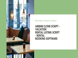 Airbnb Clone Script - Vacation Rental Listing Script