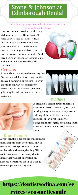 Get a healthy, gorgeous smile at Edina Dental