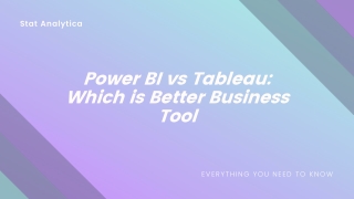 Power BI vs Tableau: Which is Better Business Tool
