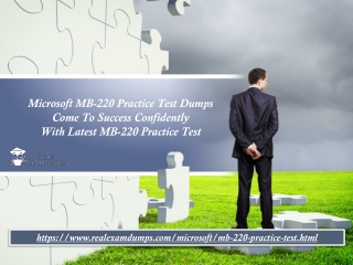 Microsoft MB-220 Exam Study Guide - MB-220 Practice Questions Answers - RealExamDumps.com