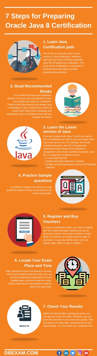 7 Steps for Preparing Oracle Java 8 Certification