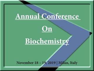 Biochemistry Conference | Molecular Biology Congress
