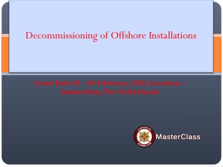 DECOMMISSIONING TRAINING