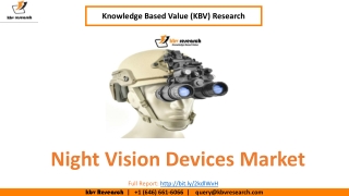 Night Vision Devices Market Size- KBV Research